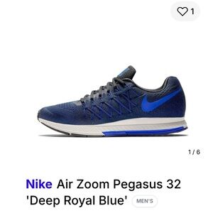 Men's Nike Air Zoom Pegasus 32 - Deep Royal Blue (New)